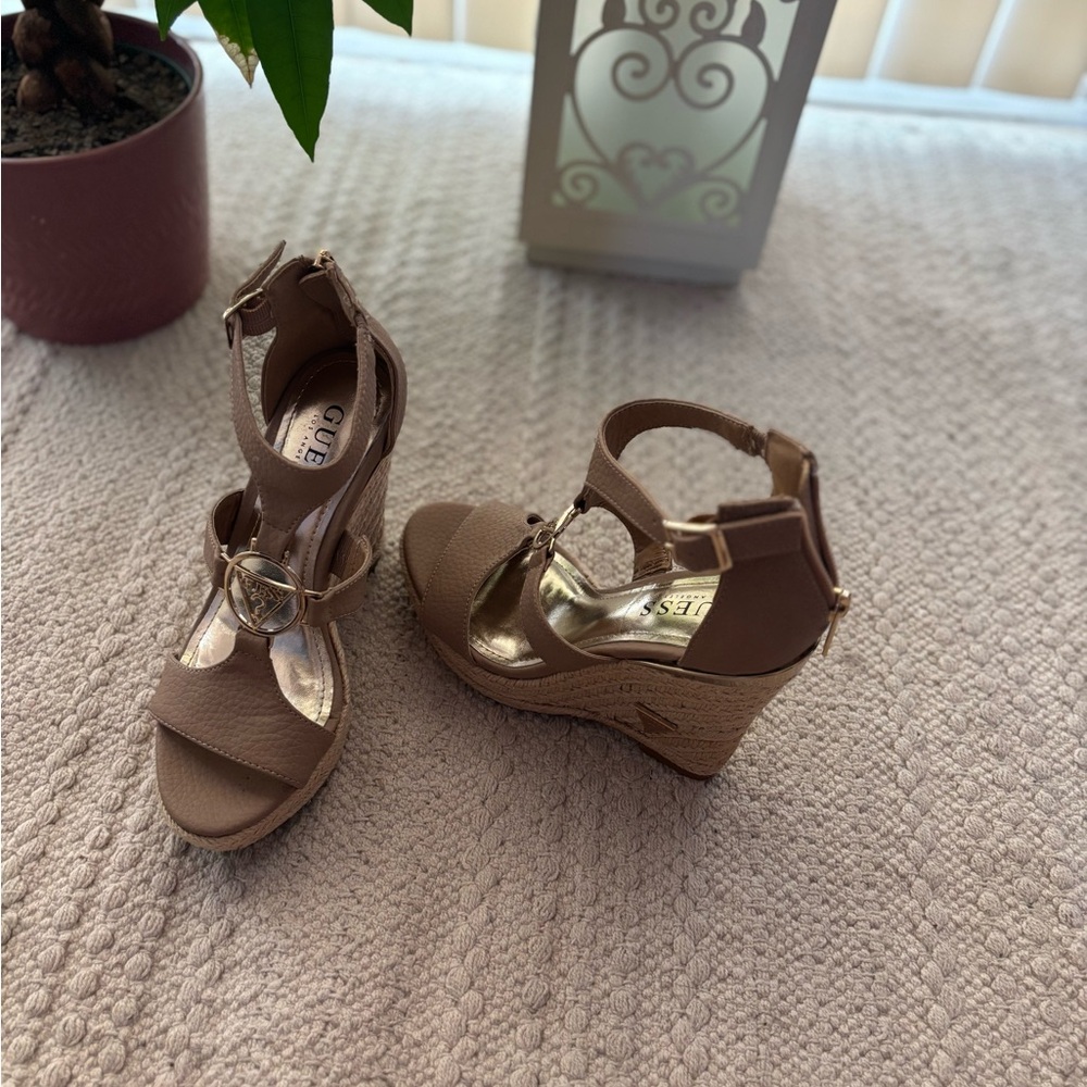 Brown Wedge Sandals